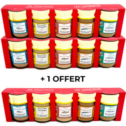 2 coffrets de 5 rillettes achetés, le 3ème lot offert