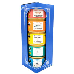 Set of 5 fish spreads (130 gr)