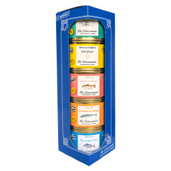 Set of 5 fish spreads (65 gr)