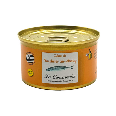 Crème de sardines au whisky 130 g