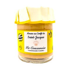 80 gr glass jar of scallop mousse