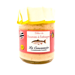 Verrine de délice de saumon à l'estragon 80g