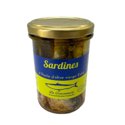 Sardines à l'huile d'olive vierge extra - bocal 190g